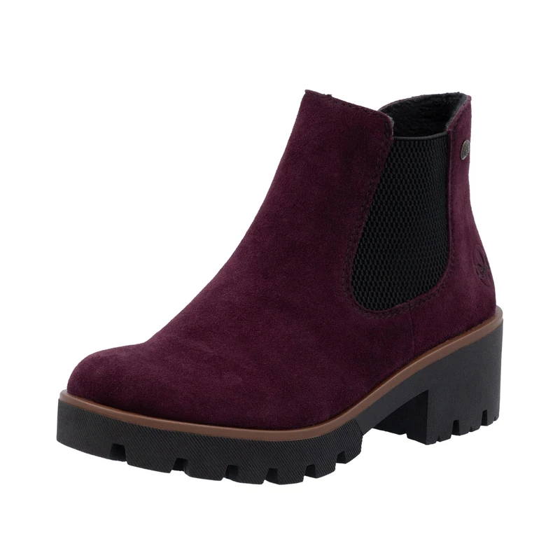 Rieker Acorn II Women's Chelsea Boots, Red 30, 8 UK