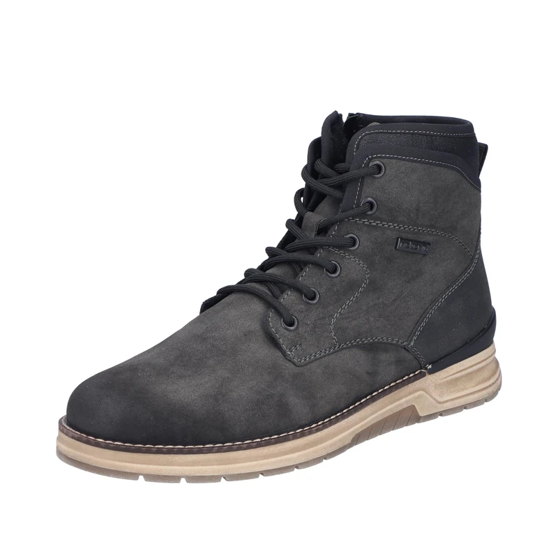 Rieker Men's 32331 Lace-up Boots, Gray, 10.5 UK