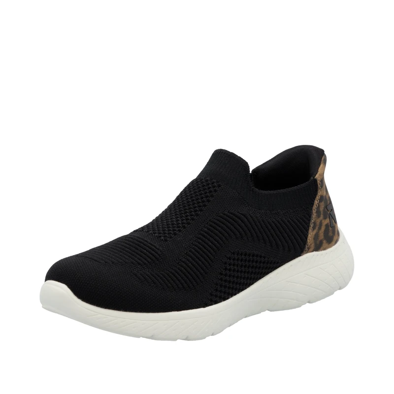Rieker Women's M5072 Slippers, Black, 42 EU, Black, 8 UK