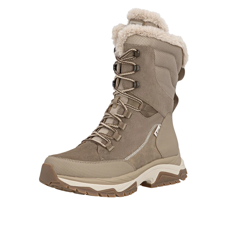 Rieker Women's W3972 Lace-Up Boots, Beige, 36 EU, beige, 3.5 UK