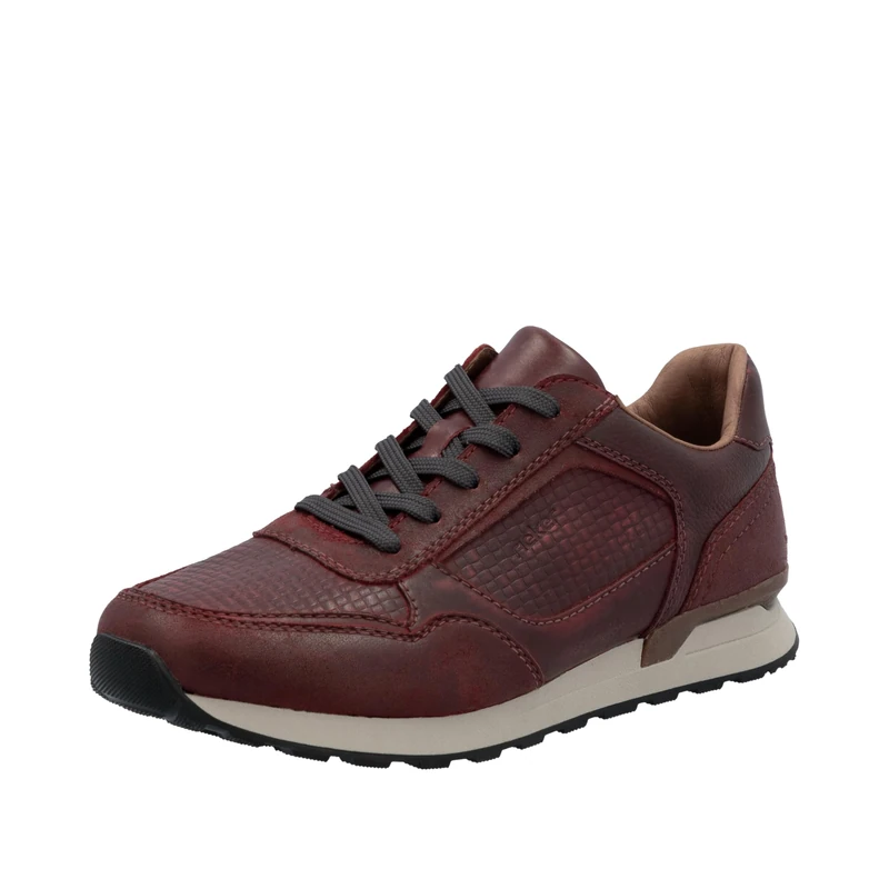 Rieker Men's U0311 Low Trainers, red, 9.5 UK