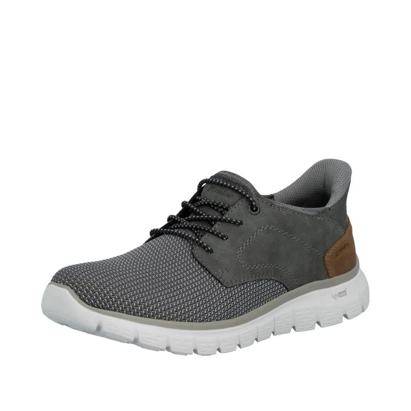 Rieker Men's Slipper, Grey 16, 8 UK
