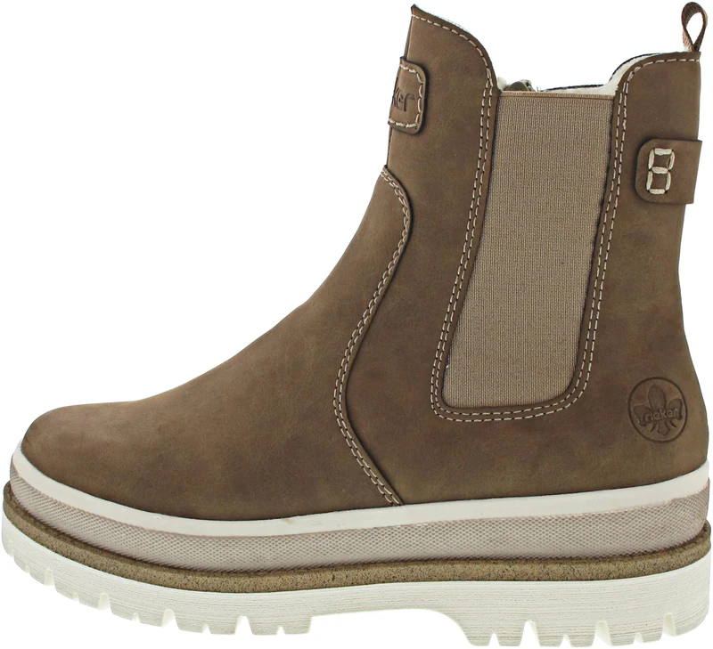 Rieker Women's Y6260 Chelsea Boots, Brown, 42 EU, brown, 8 UK