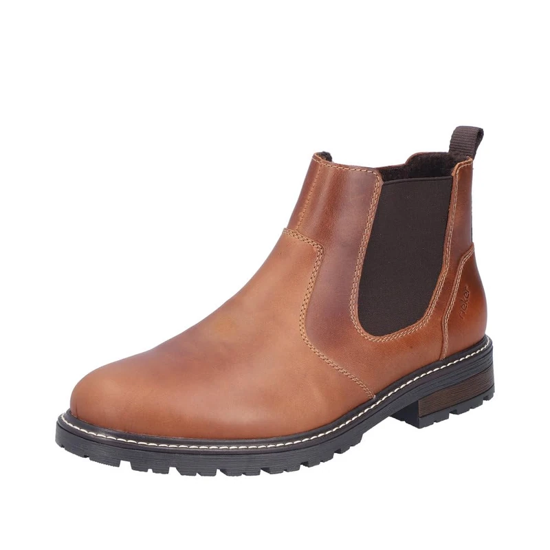 Rieker Men's 32052 Chelsea Boots, Brown, 40 EU, brown, 6.5 UK