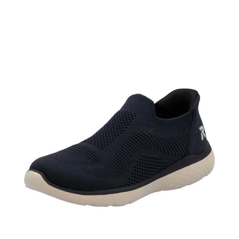 Rieker M5072 Women's Low-Top Trainers, Blue 14, 6 UK