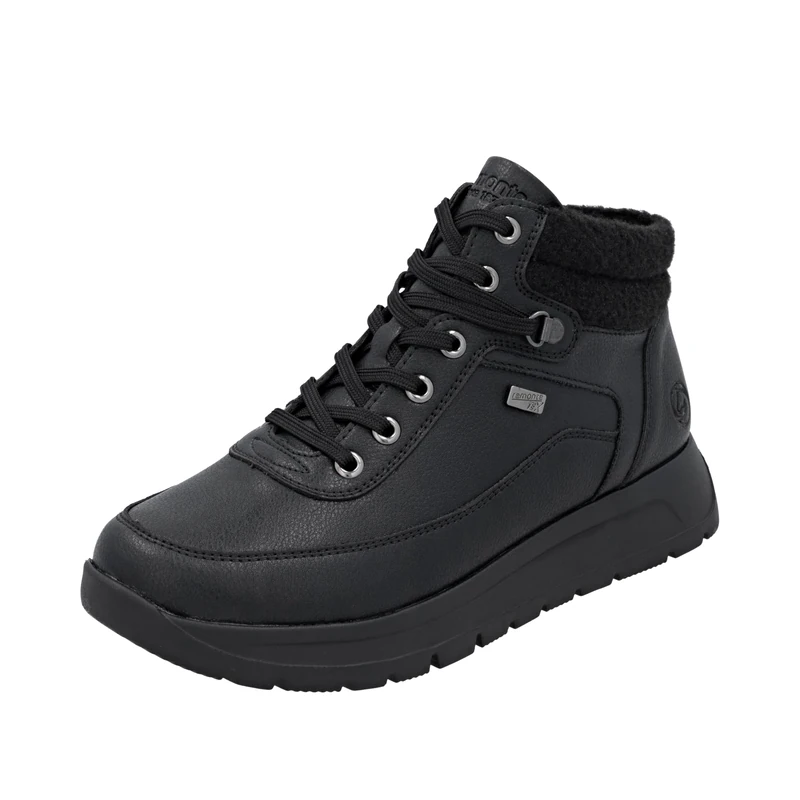 Remonte Women's D2V71 High Trainers, Black, 39 EU, black, 7 UK