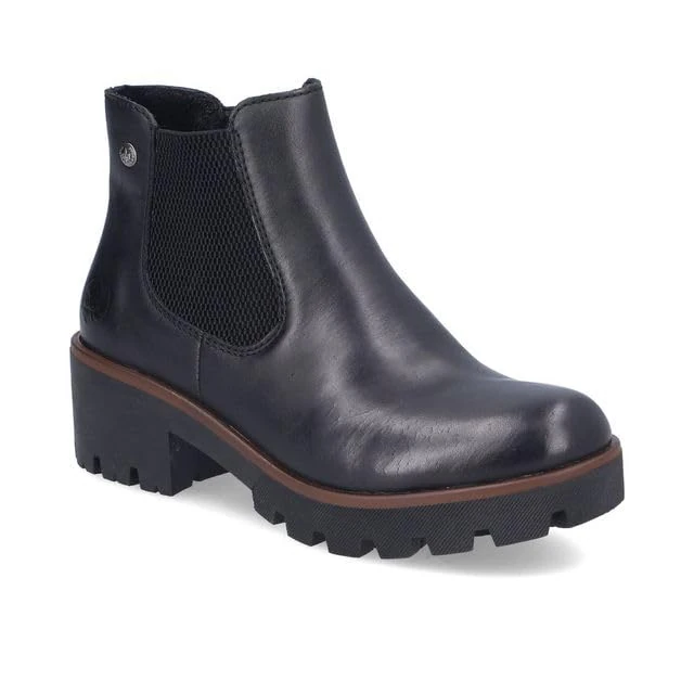 Rieker Acorn II Women's Chelsea Boots, Black (black 03), 6.5 UK