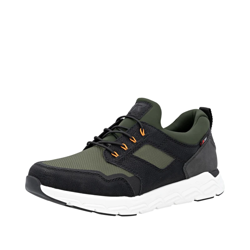 Rieker Men's 09102 Low Trainers, Green, 7.5 UK