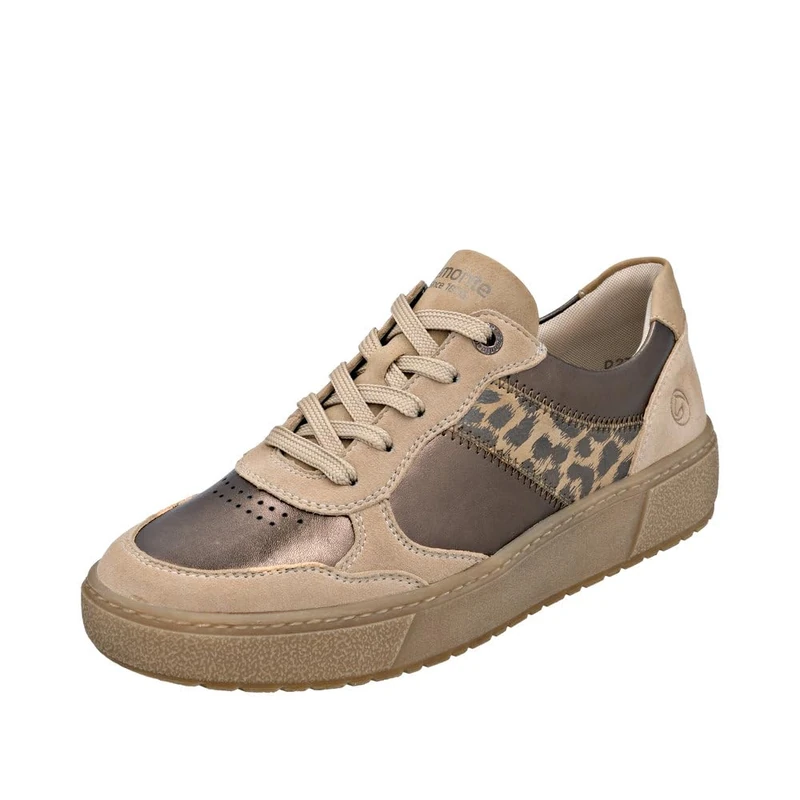 Remonte Women's D2T01 Low Trainers, Beige, 43 EU, Beige, 10 UK