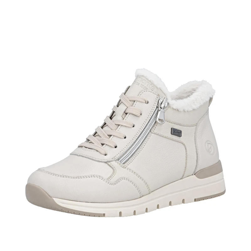 Remonte Women's R6773 High Trainers, White, 40 EU, White, 8 UK