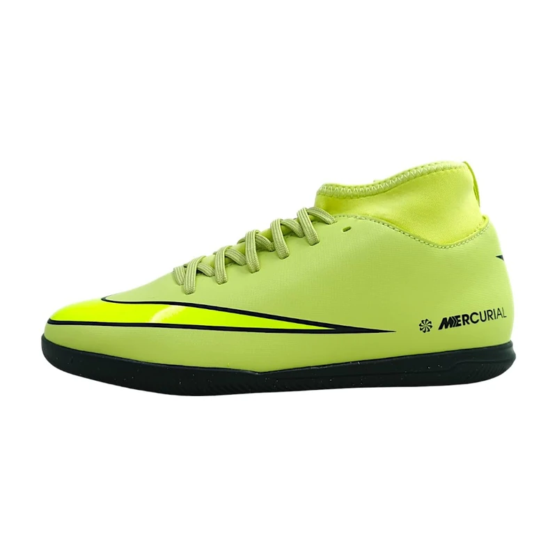 Nike Kids Jr Superfly 10 Club Ic Futsal Shoes, Limelight/Volt/Hyper Crimson, 2