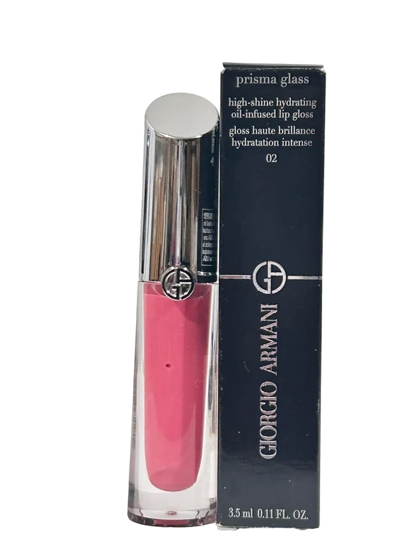 Prisma Glass Lip Gloss - 02 Candy Halo by Giorgio Armani for Women - 0.11 oz Lip Gloss