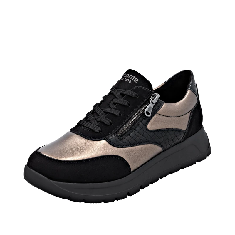 Remonte Women's D2V02 Low Trainers, Black, 42 EU, Black, 9 UK - Image 1