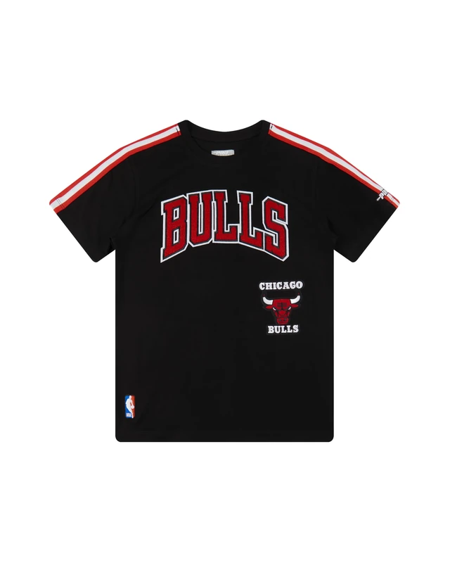 Pro Standard Big Boys NBA Chicago Bulls Retro Classics Taping Tee Black/Red M