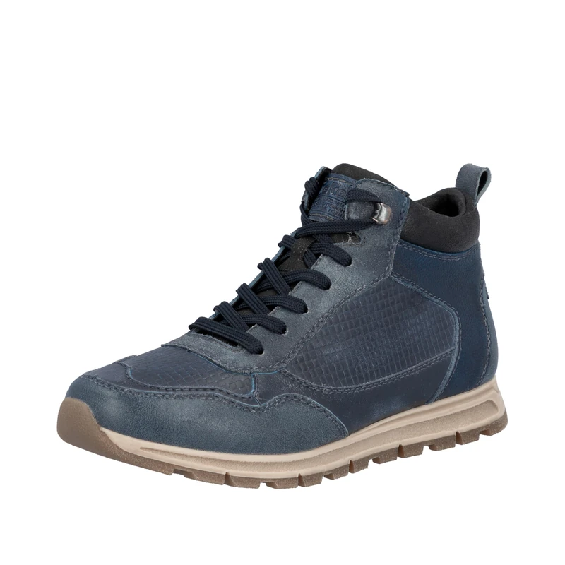 Rieker Men's B0508 High Trainers, Blue, 42 EU, blue, 8 UK - Image 1
