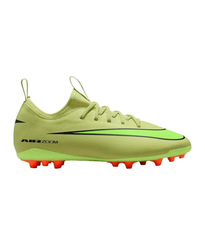 Nike Kids Jr Zoom Vapor 16 Academy Ag, Limelight/Volt/Hyper Crimson, 1.5