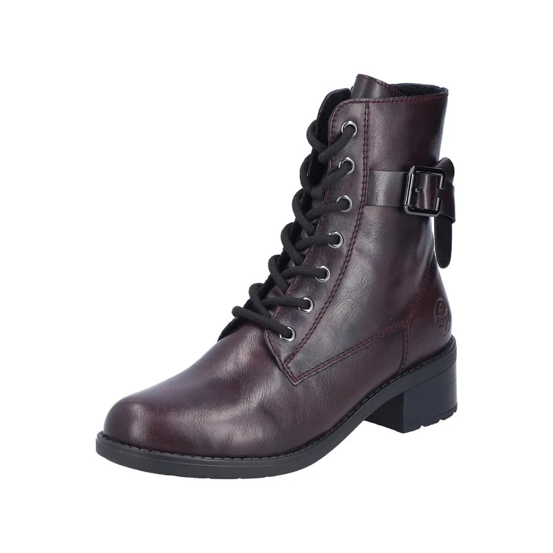 Rieker Women's 75431 Lace-Up Boots, Red, 43 EU, red, 9 UK - Image 1