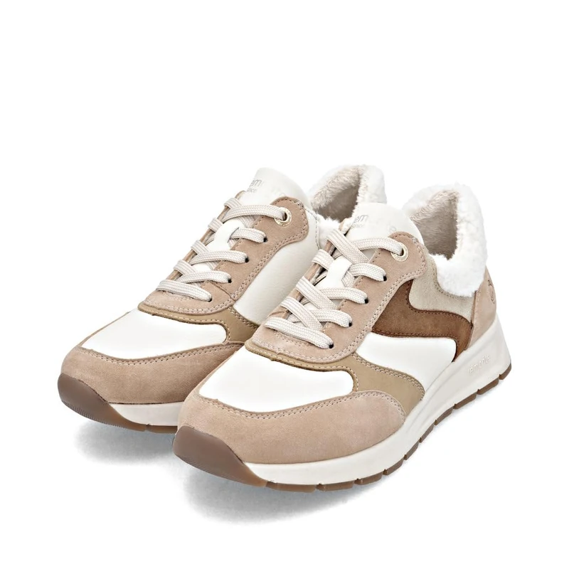 Remonte Women's D2G07 Low Trainers, Beige, 45 EU, Beige, 12 UK - Image 1