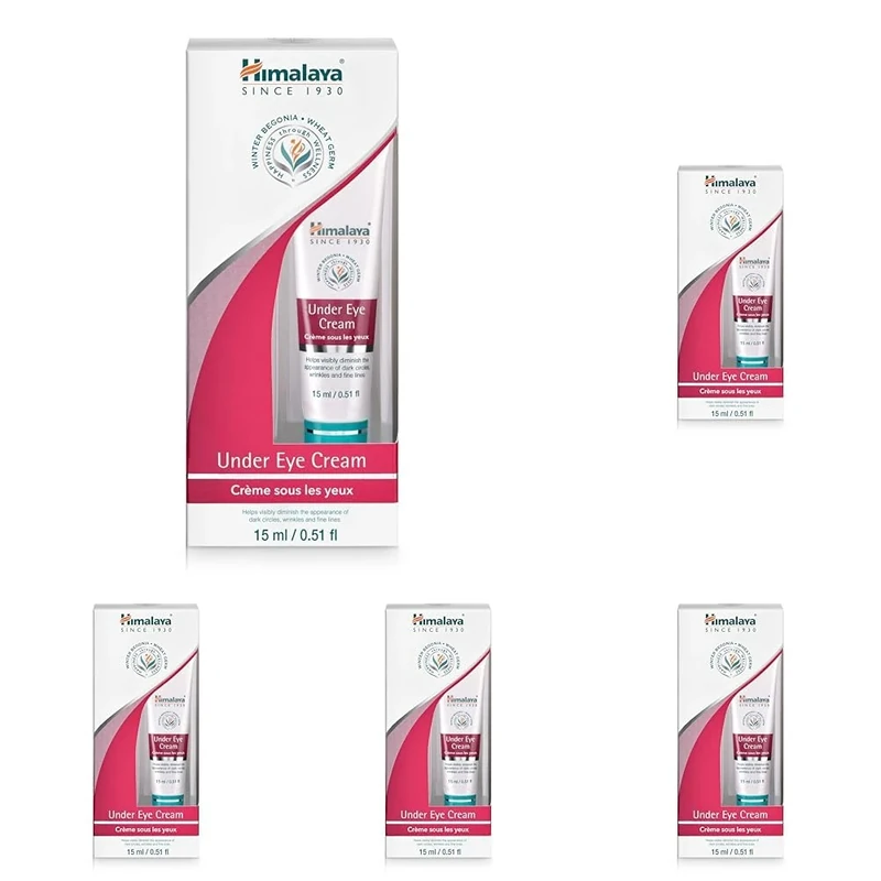 Himalaya Herbal Under Eye Cream,Suitable for all skin types -15ml (Pack of 5)