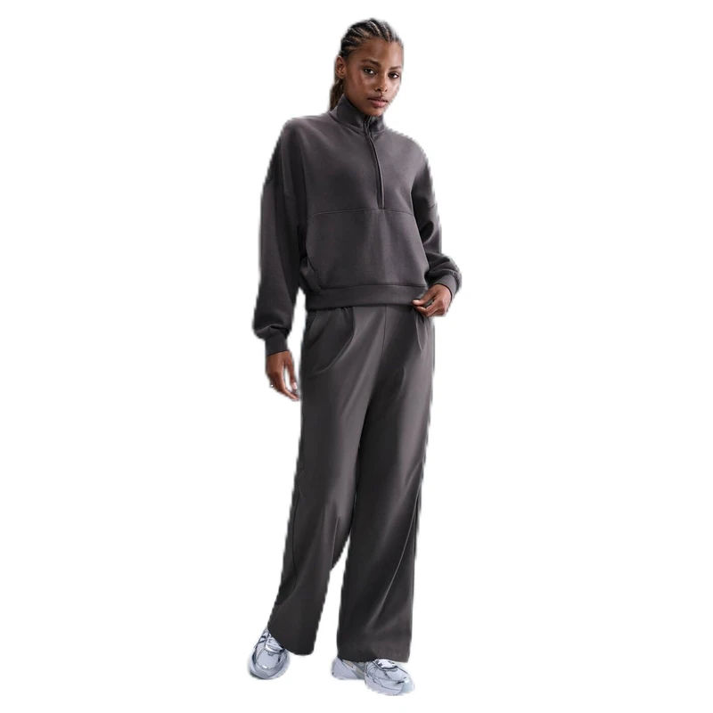 Nike Women's W Nk 24.7 Df Hz Top Soft Knit T-Shirt, Thunder Grey/Dark Shadow, M - Image 1
