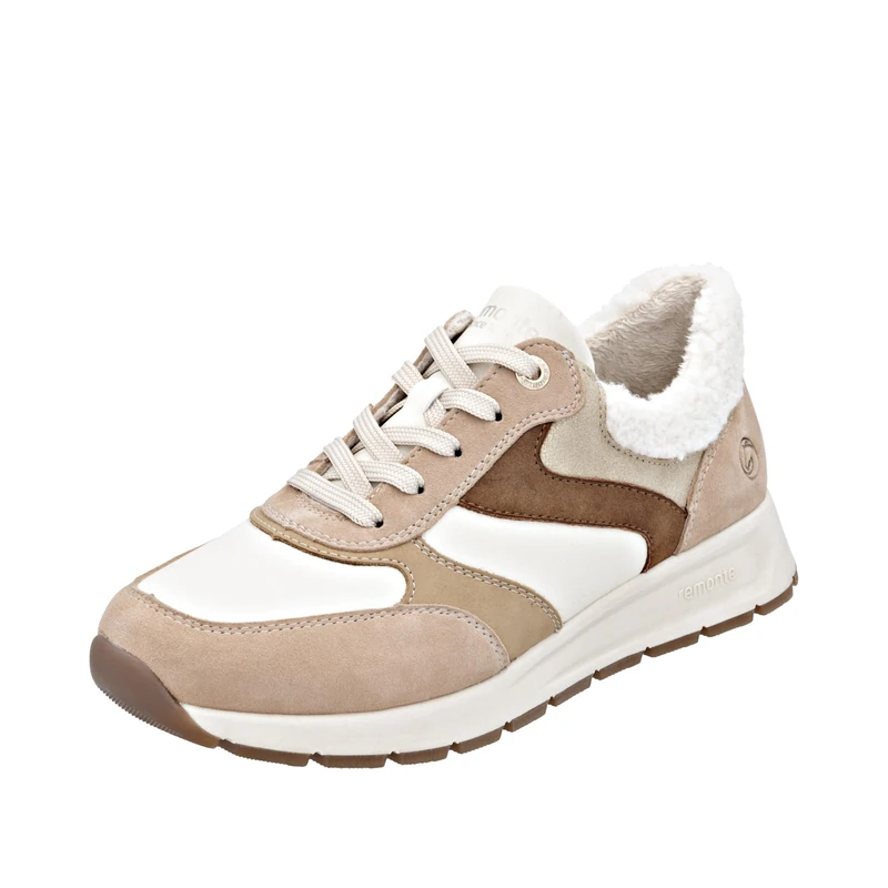 Remonte Women's D2G07 Low Trainers, Beige, 37 EU, Beige, 5 UK