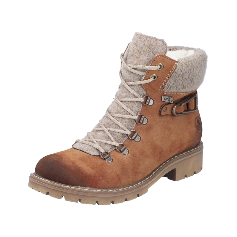 Rieker Y9131 Women's Ankle Boots, Brown 24, 6 UK