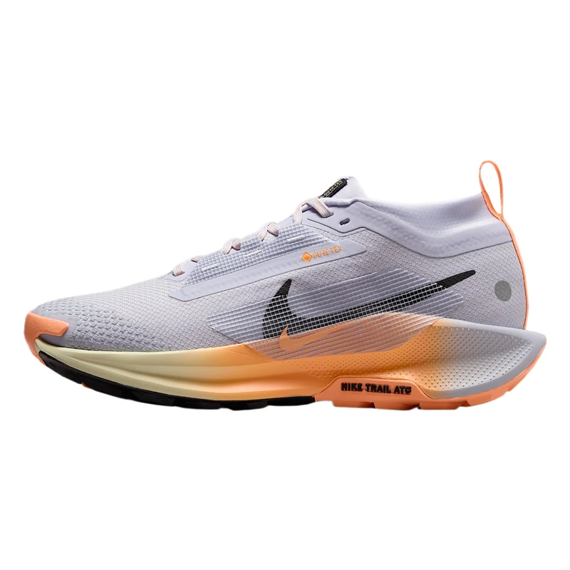 Nike Women's W Pegasus Trail 5 GTX Road Running Shoe, Ghost/Black/Malt/Orange Pulse, 3 UK