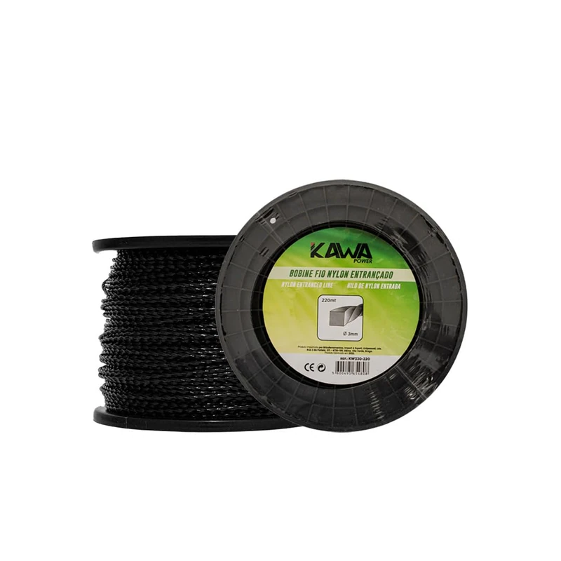 Kawapower Nylon Helical Brush Cutter Thread - 3mm x 220m