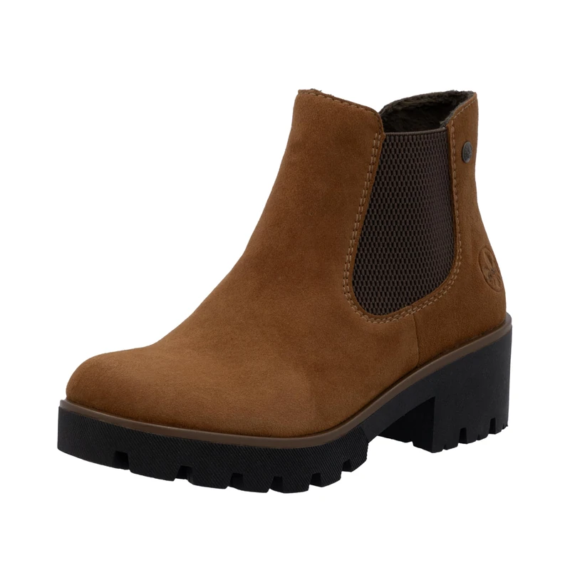 Rieker Acorn II Women's Chelsea Boots, Brown 22, 3.5 UK