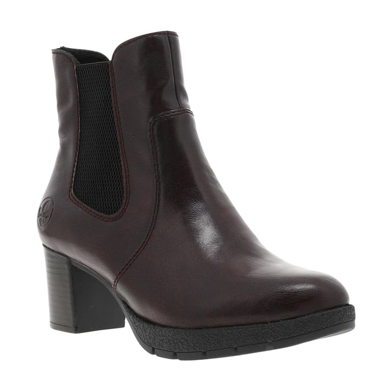 Rieker Women's 77674 Chelsea Boot, Red, 36 EU, red, 3.5 UK