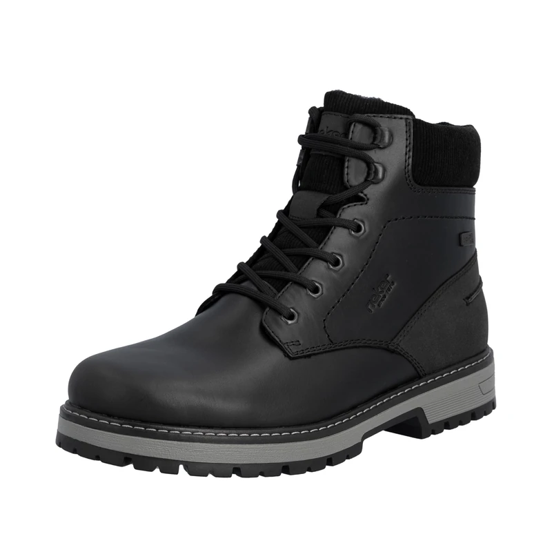 Rieker Men's F8303 Lace-Up Boots, Black, 40 EU, black, 6.5 UK - Image 1