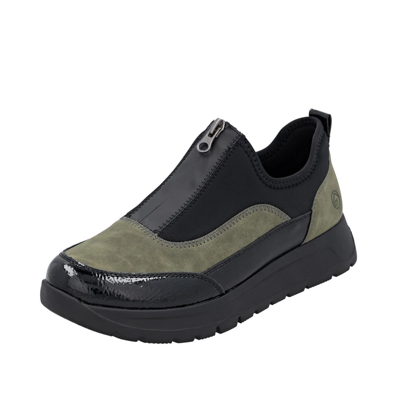 Remonte Women's D2V01 Low Trainers, Black, 40 EU, Black, 8 UK