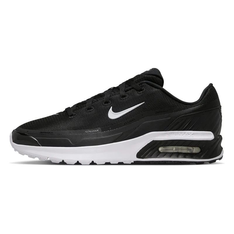 Nike Men's Air Max Bia Sneaker, Black/White, 8.5