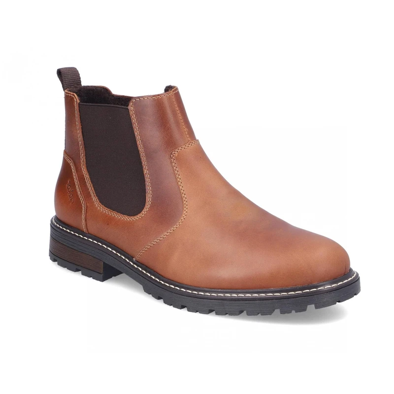 Rieker Men's Y8150 Chelsea Boot, Brown 24, 9.5 UK