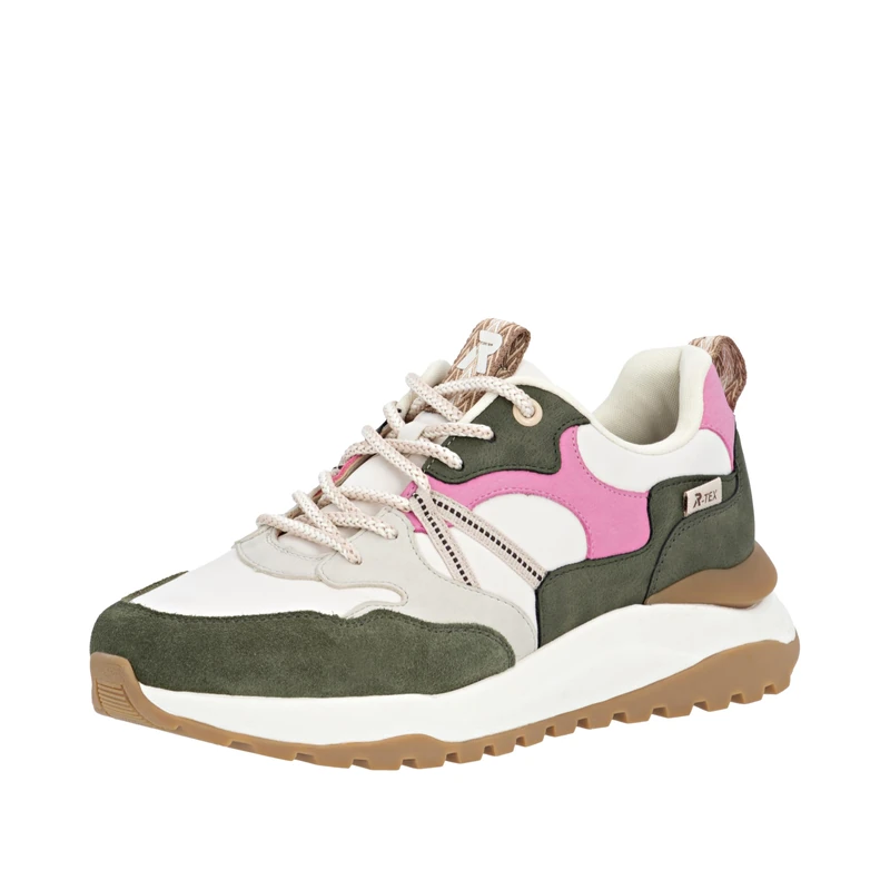 Rieker Women's W2501 Low Trainers, White 83, 5 UK