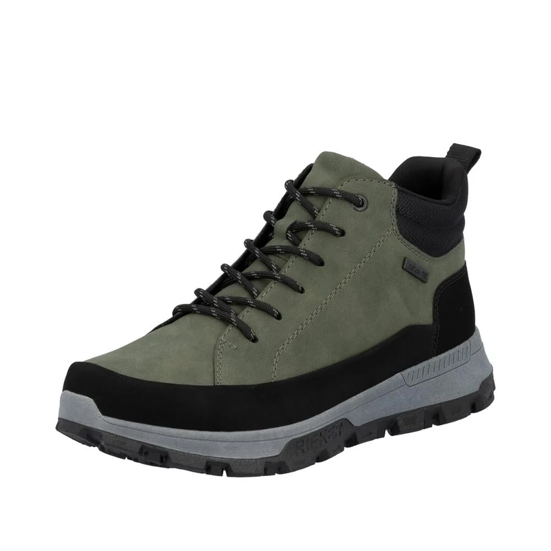 Rieker RiekerTEX Men's Winter Boots 30440 Water Resistant, Green 54, 9.5 UK
