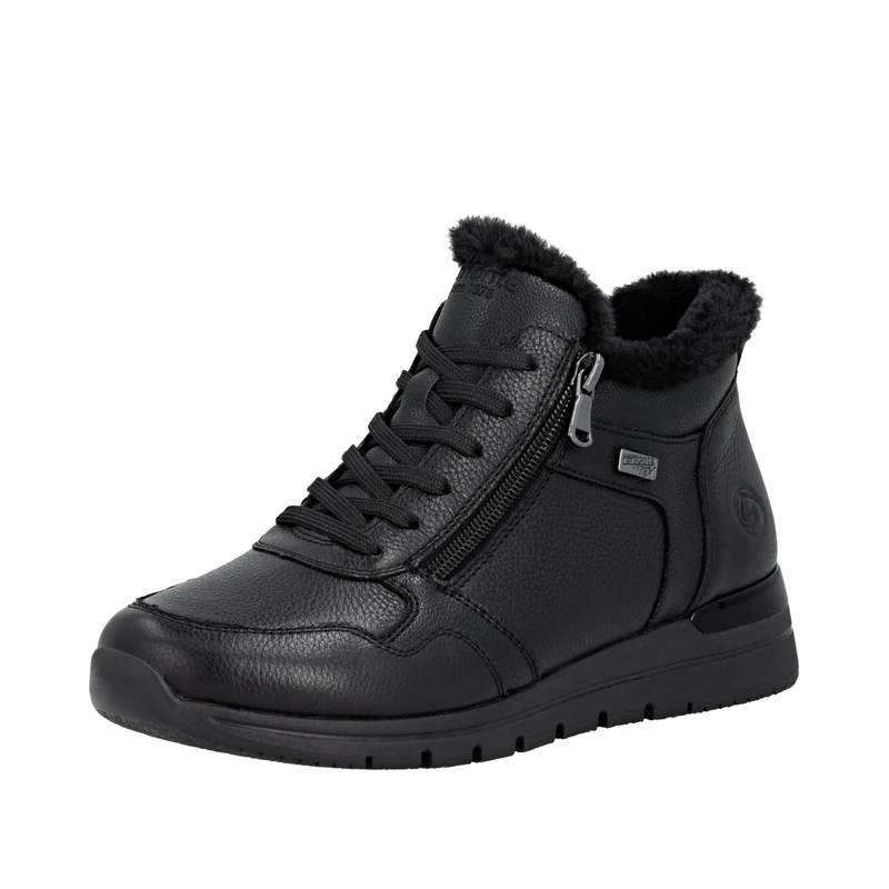 Remonte Women's R6773 High Trainers, Black, 42 EU, black, 9 UK