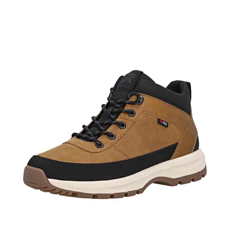 Rieker U1670-00 Men's Boots with Warm Lining Textile & Synthetic in Black, Yellow 68, 10.5 UK