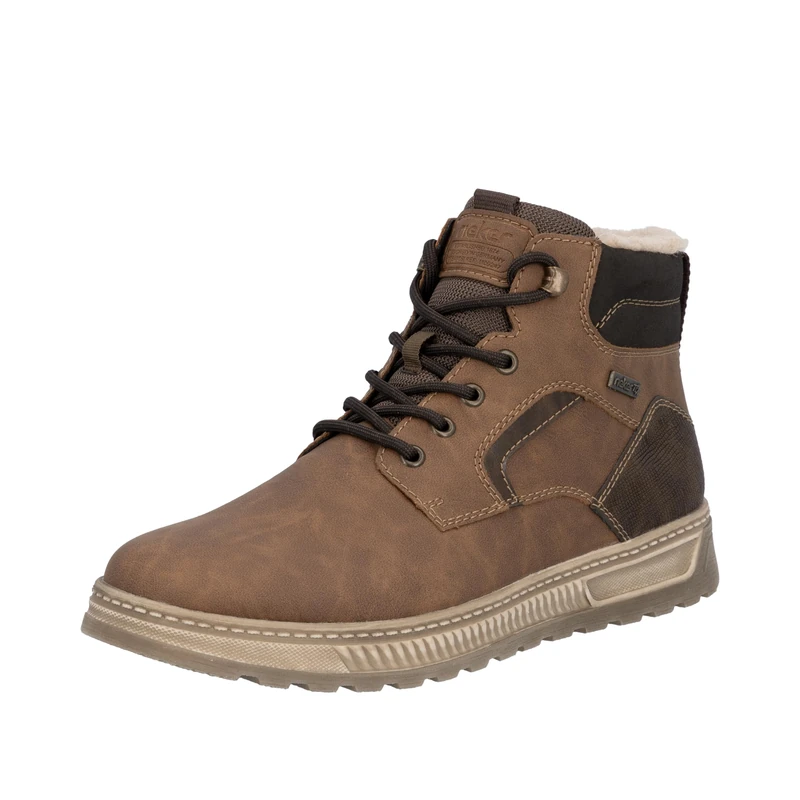 Rieker Men's 37005 High Trainers, Brown 24, 10.5 UK