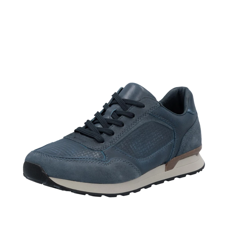 Rieker Men's U0311 Low Trainers, Blue, 43 EU, Blue, 9 UK
