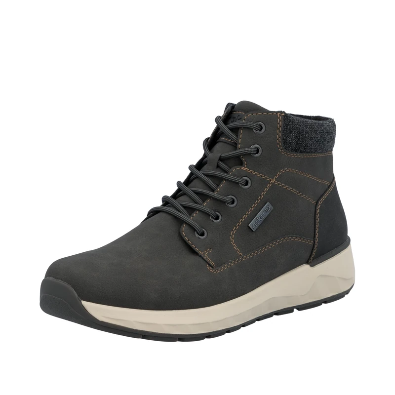Rieker Men's 11502 Lace-Up Boots, Grey, 40 EU, gray, 6.5 UK - Image 1