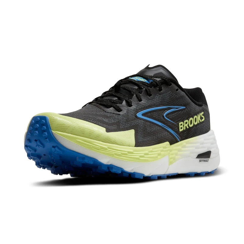 BROOKS Catamount 4 Sneaker Black Lime Blue