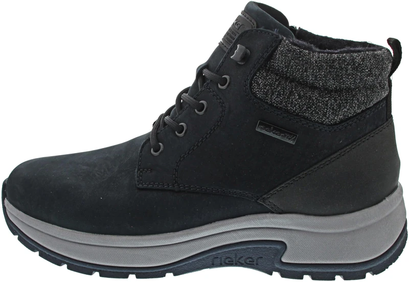 Rieker Men's 11004 Lace-Up Boots, Blue 14, 41 EU