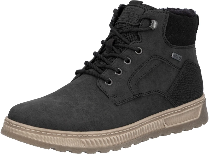 Rieker Men's 37005 High Trainers, Black 00, 40 EU