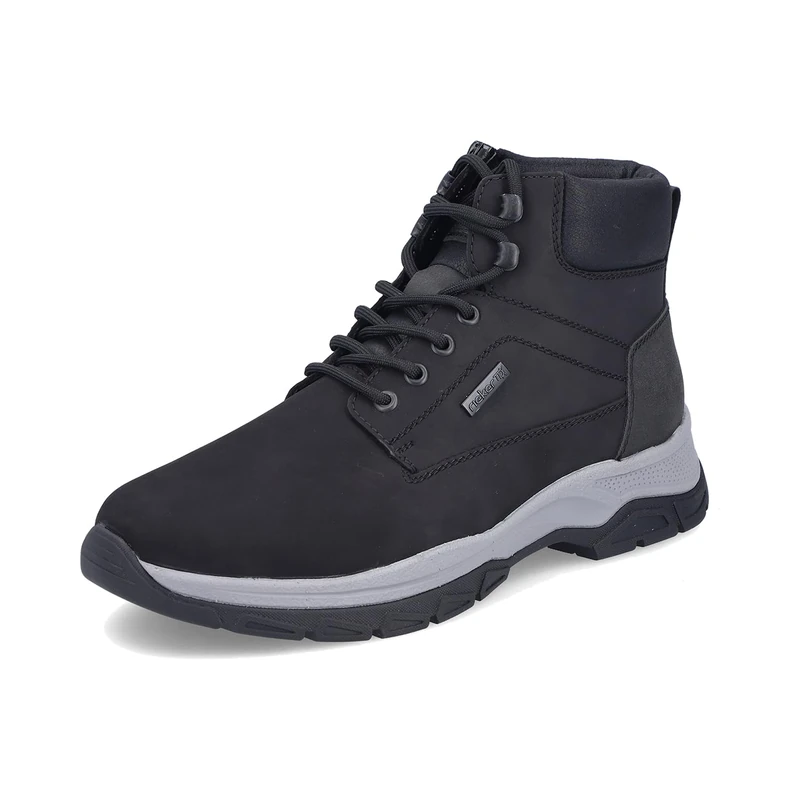 Rieker Men's 30241 Lace-Up Boots, Black, 45 EU, Black, 10.5 UK