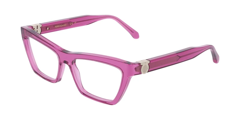Eyeglasses Ferragamo Sf3021 - Transparent Cyclamen 54 Bridge: 16