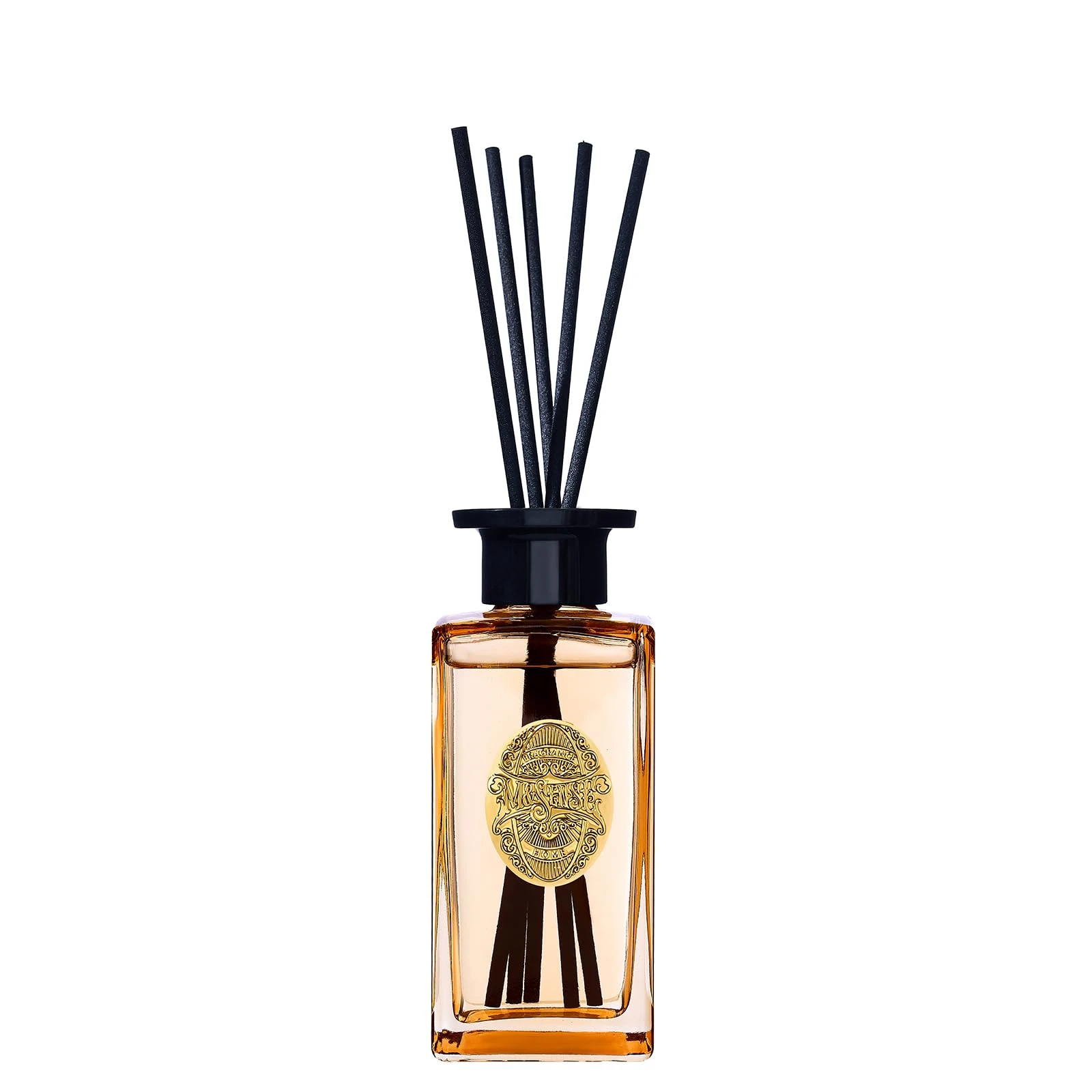 M&SENSE Luxury Reed Diffuser 180ml, Pumpkin Apple Pie Scented with Natural Essential Oils, Long Lasting with 7 Sticks, Non-Toxic Home Fragrance for Bedroom, Bathroom Decor, Elegant Glass Bottle