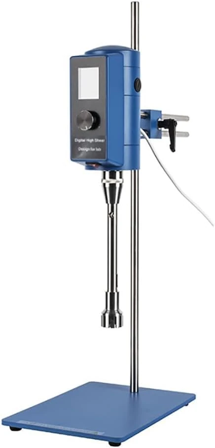 SaryEdge Lab Digital Overhead Stirrer, Electric Overhead Stirrer, Stepless Speed Regulation, HD Digital Display, Timable Design, Power Boost Technology, for Chemical Laboratory(