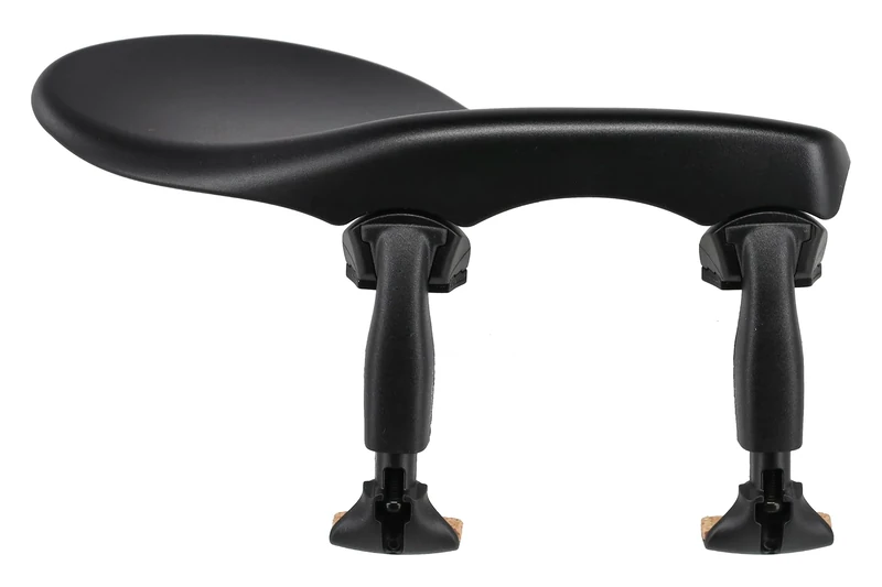 Wittner Chinrest Zuerich, side-mounted chinrest Viola, high-tech plastic, height adjustable, tilt adjustable, without screwdriver, black, Made in Germany, 259231