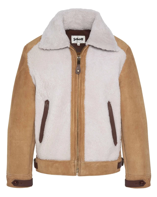 Schott NYC Women's Lcwholly Jacket, Gold, Large
